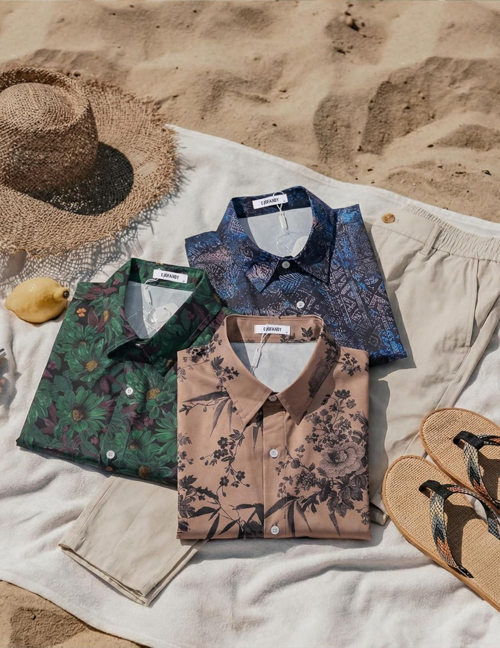 Marvin Camicia Hawaïenne Uomo – Camicia Tropicale Estate, Style Rétro & Leggero