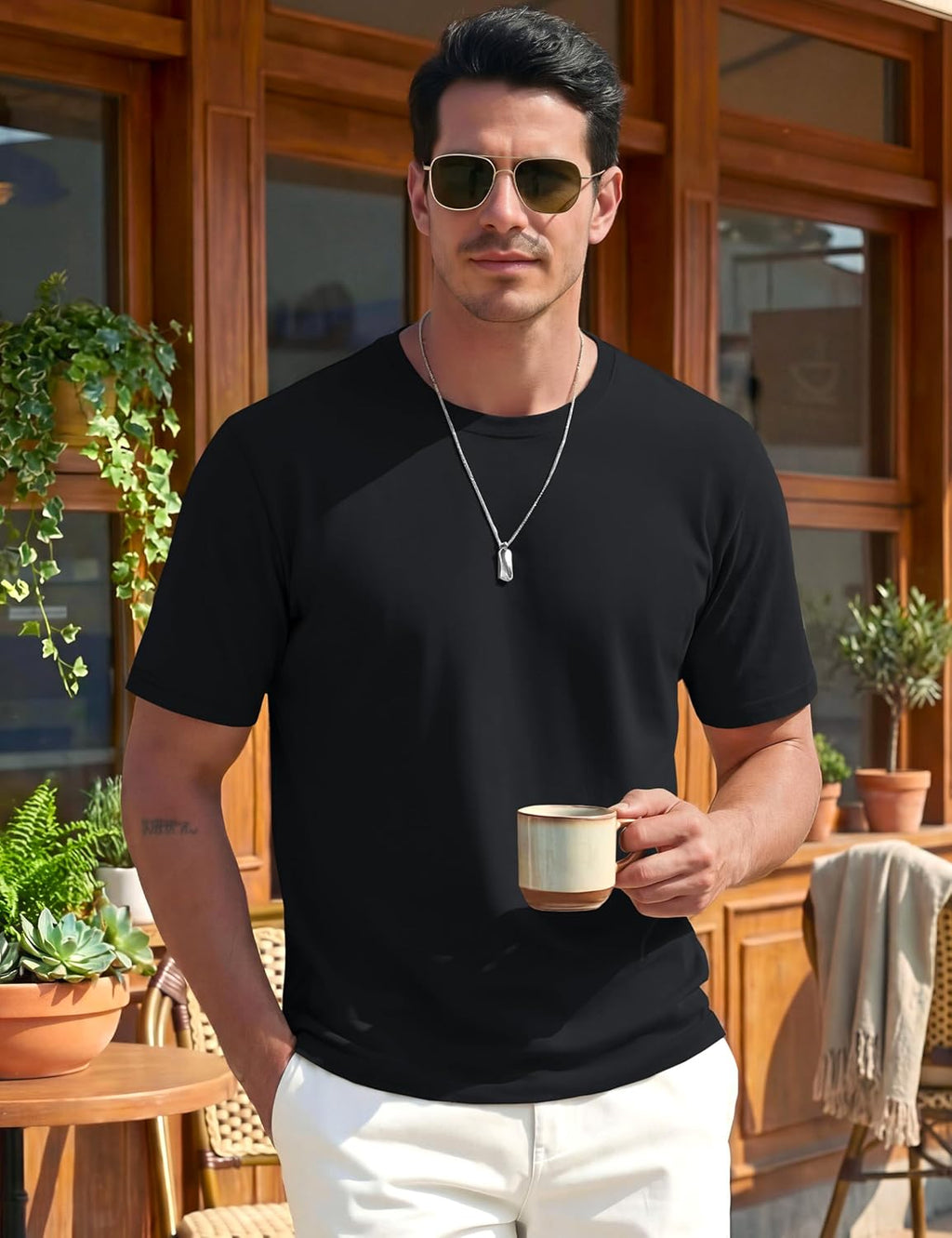 Ryan T-Shirt Uomo – T-Shirt Respirant UPF80+, Leggero & Anti-Transpiration