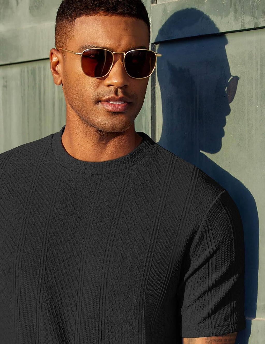 Wilbert T-Shirt Uomo – T-Shirt Maglia Texturée, Leggero & Style Casual Chic