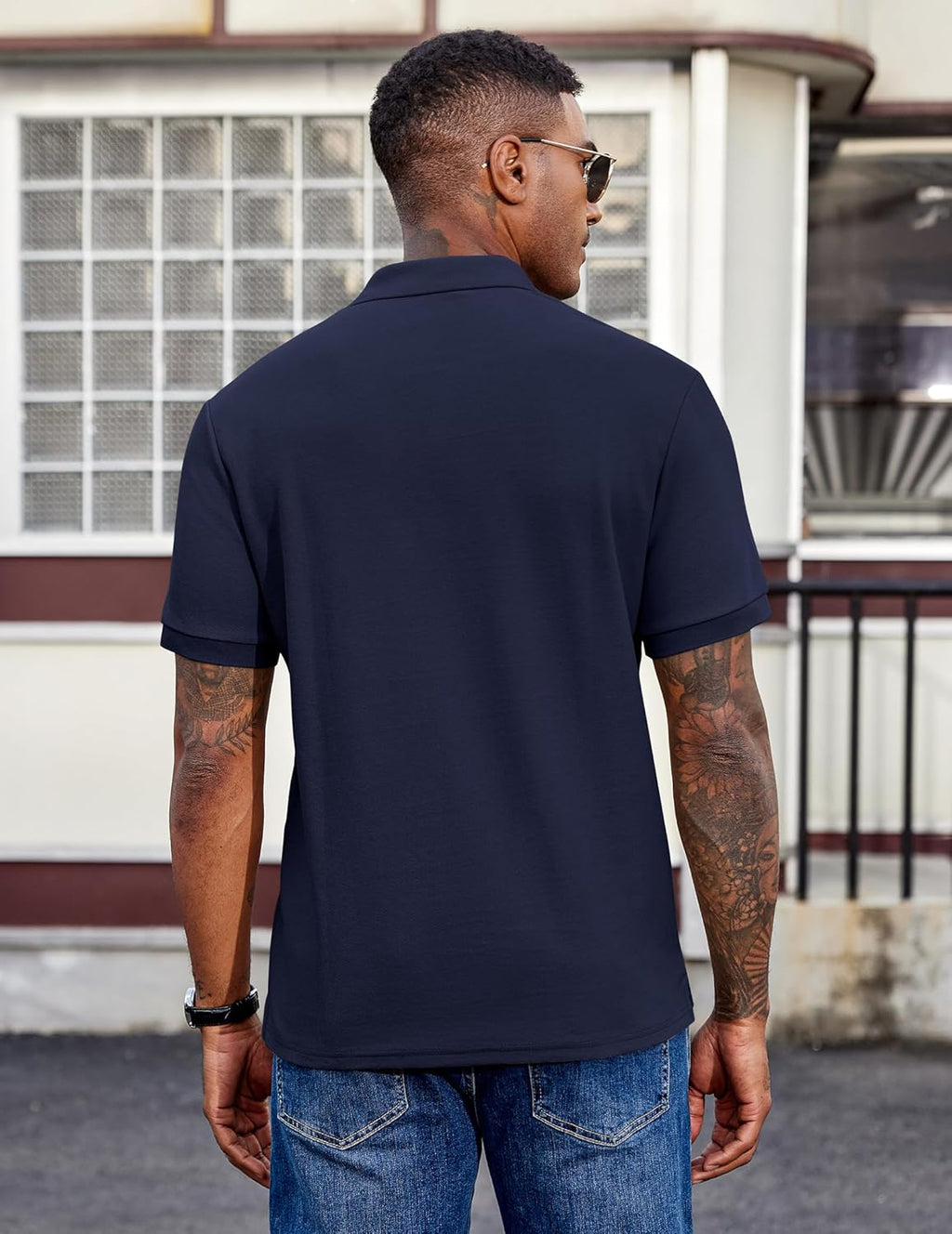 Luke Polo Uomo – Polo Cotone Piqué Maniche Corte, Style Casual & Golf Elegante