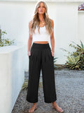 Roxanne Pantalone Donna – Palazzo Large Vita Alta Fluida & Tasche Estate
