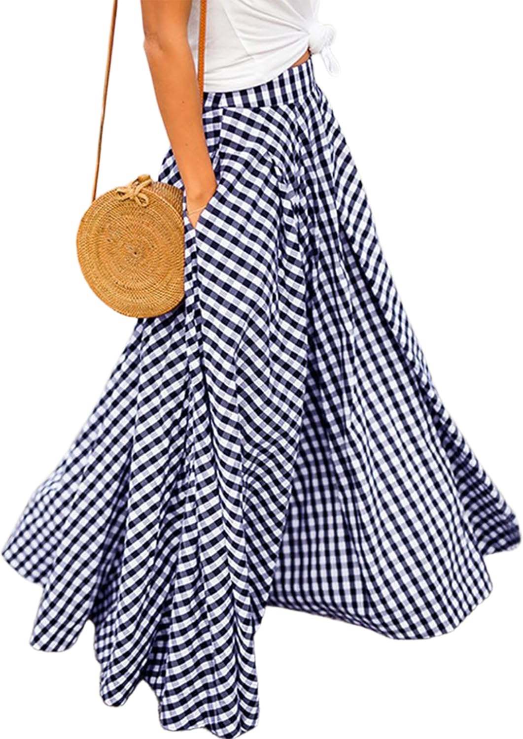 Naya Gonna Maxi Donna – Gonna Carreaux Vichy Vita Alta & Style Vintage