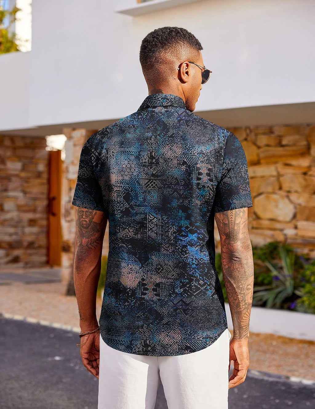 Marvin Camicia Hawaïenne Uomo – Camicia Tropicale Estate, Style Rétro & Leggero