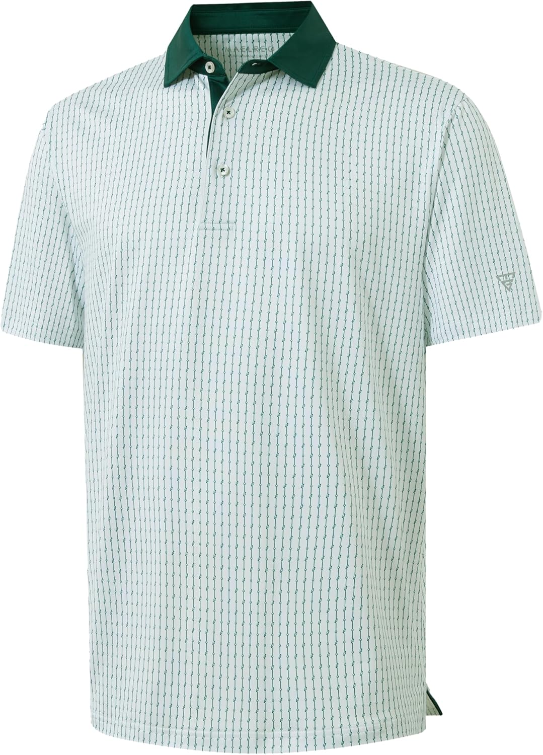 Victor Polo Uomo – Polo Golf Stampa, Respirant UPF30+ & Séchage Rapide