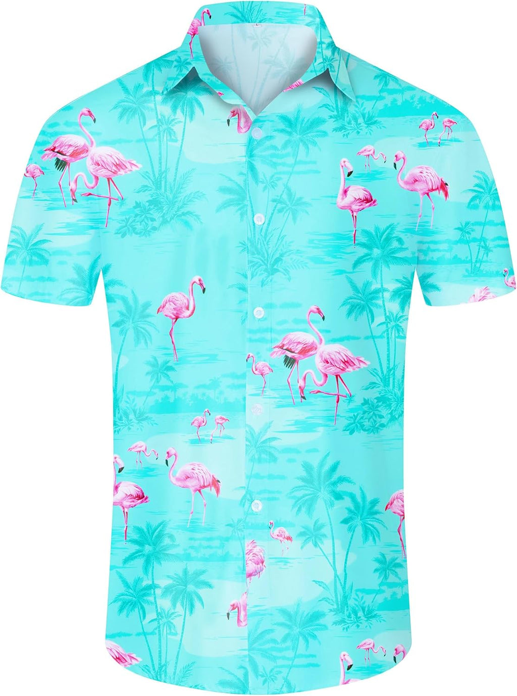 Kai Camicia Hawaïenne Uomo – Camicia Tropicale Estate, Motif Floral & Leggero