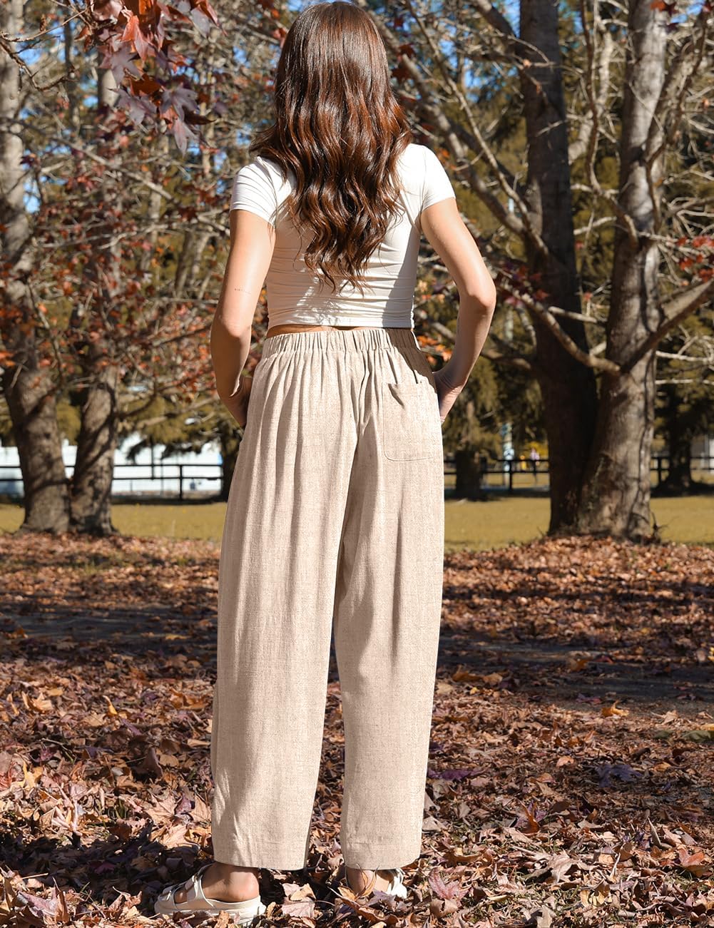 Mercedes Pantalone Donna Lin Harem – Linea Large, Vita Elastica, Style Casual