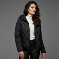 Oline Doudoune Courte Donna – Giacca Matelassée Elegante con Capuche & Fermeture Zippée