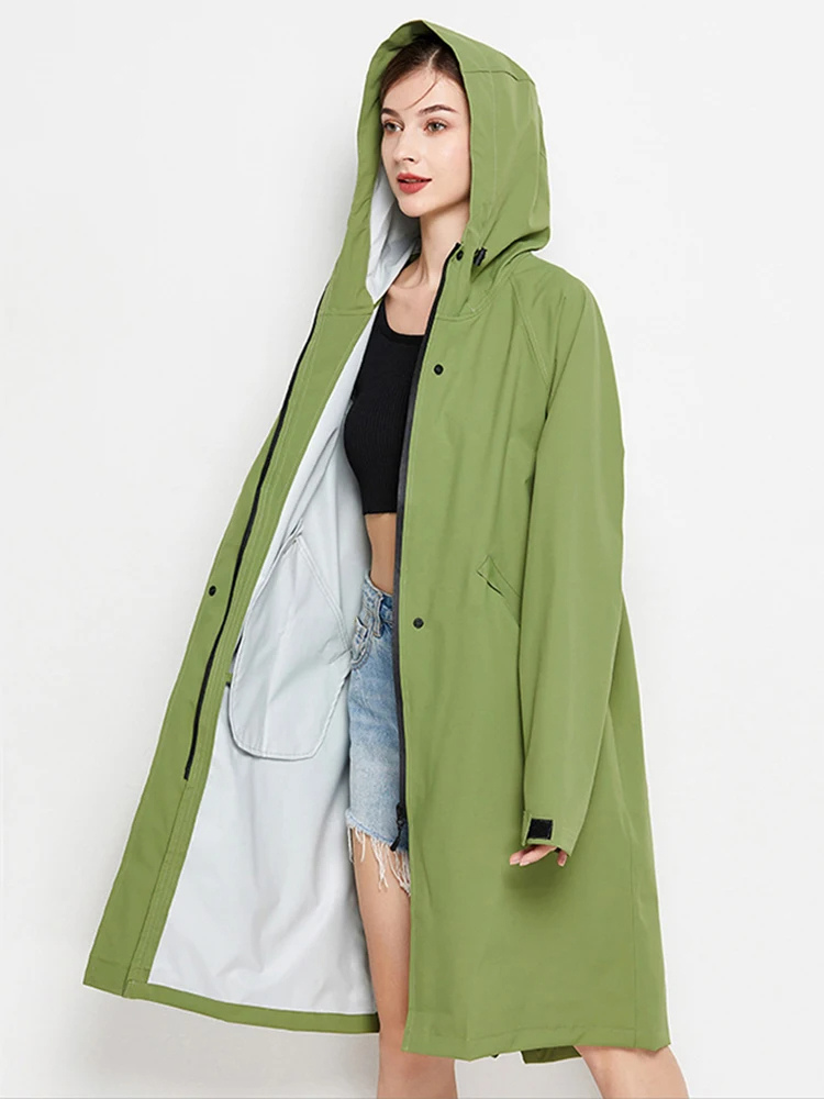 Malia Giacca Donna Imperméable – Leggera Linea-Vent con Capuche Regolabile & Tasche Pratiques