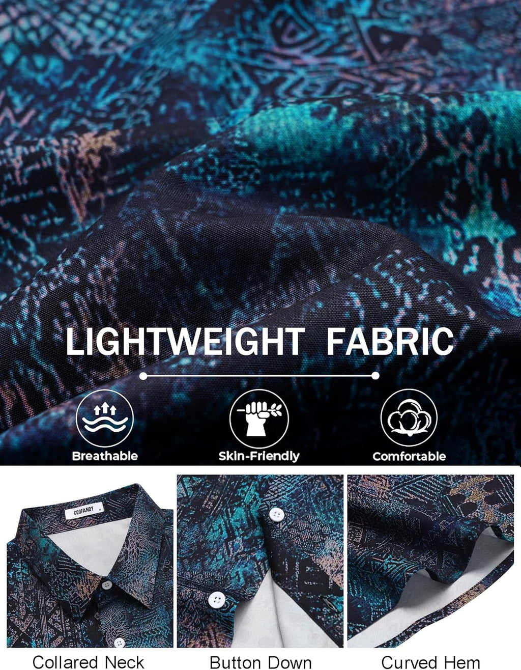 Marvin Camicia Hawaïenne Uomo – Camicia Tropicale Estate, Style Rétro & Leggero