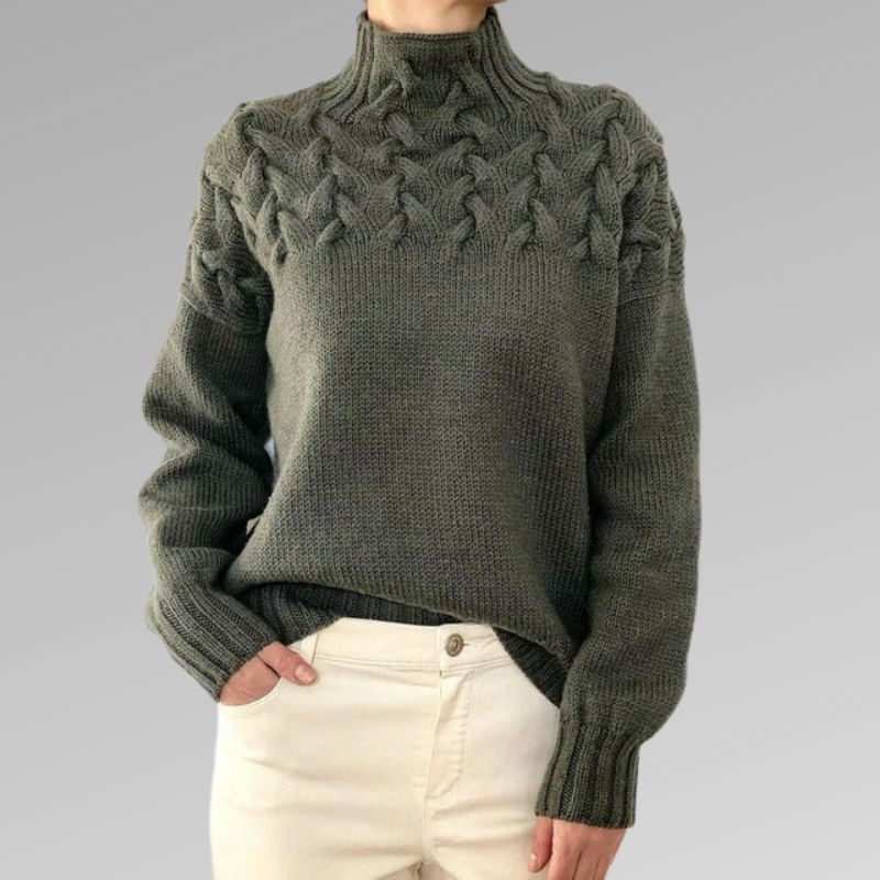 Reagan Dolcevita Donna – Maglione d’Inverno Elegante in Cotone Mélangé Morbido e Confortevole