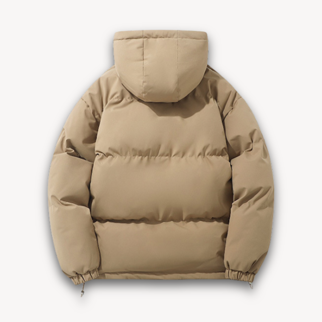 Zander Giacca Puffer Uomo a Capuche – Doudoune Leggera Déperlante in Polyester