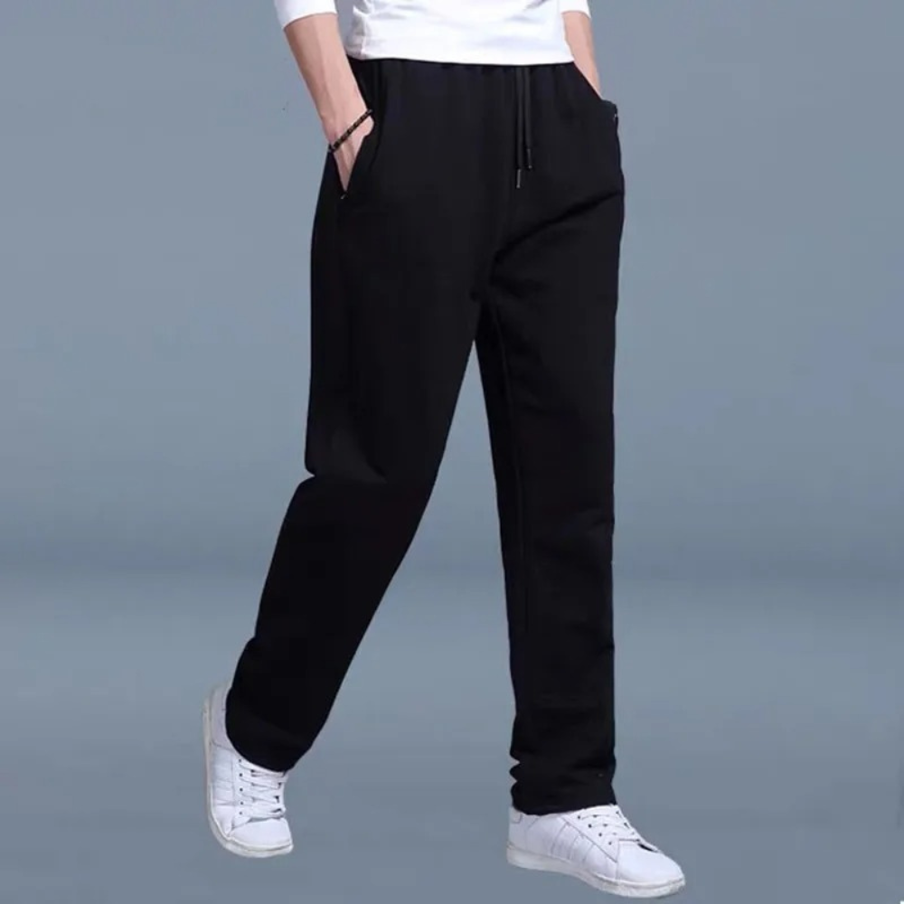 Larry Jogging Uomo – Cotone Premium con Taille Regolabile, Linea Moderne & Comfort Respirant