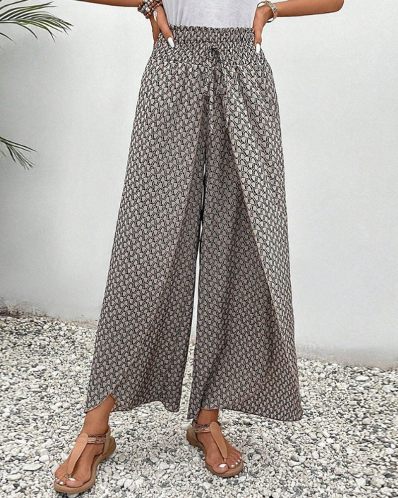 Henriette Pantalone Large Donna – Vita Alta, Linea Flatteuse & Tissu Confortevole