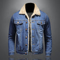 Jackson Giacca in Denim Uomo – Jeans Jacket Doublée Chaude al Style Classique e Moderne