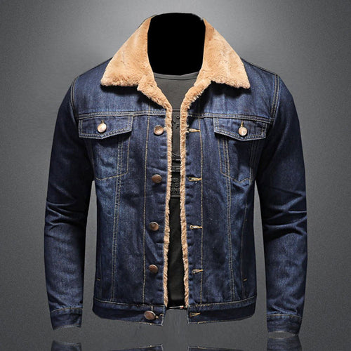 Jackson Giacca in Denim Uomo – Jeans Jacket foderata calda al stile classico e moderna