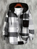 Mason Giacca a Capuche Uomo – Motif Carreaux Tendance & Linea Casual Confortevole