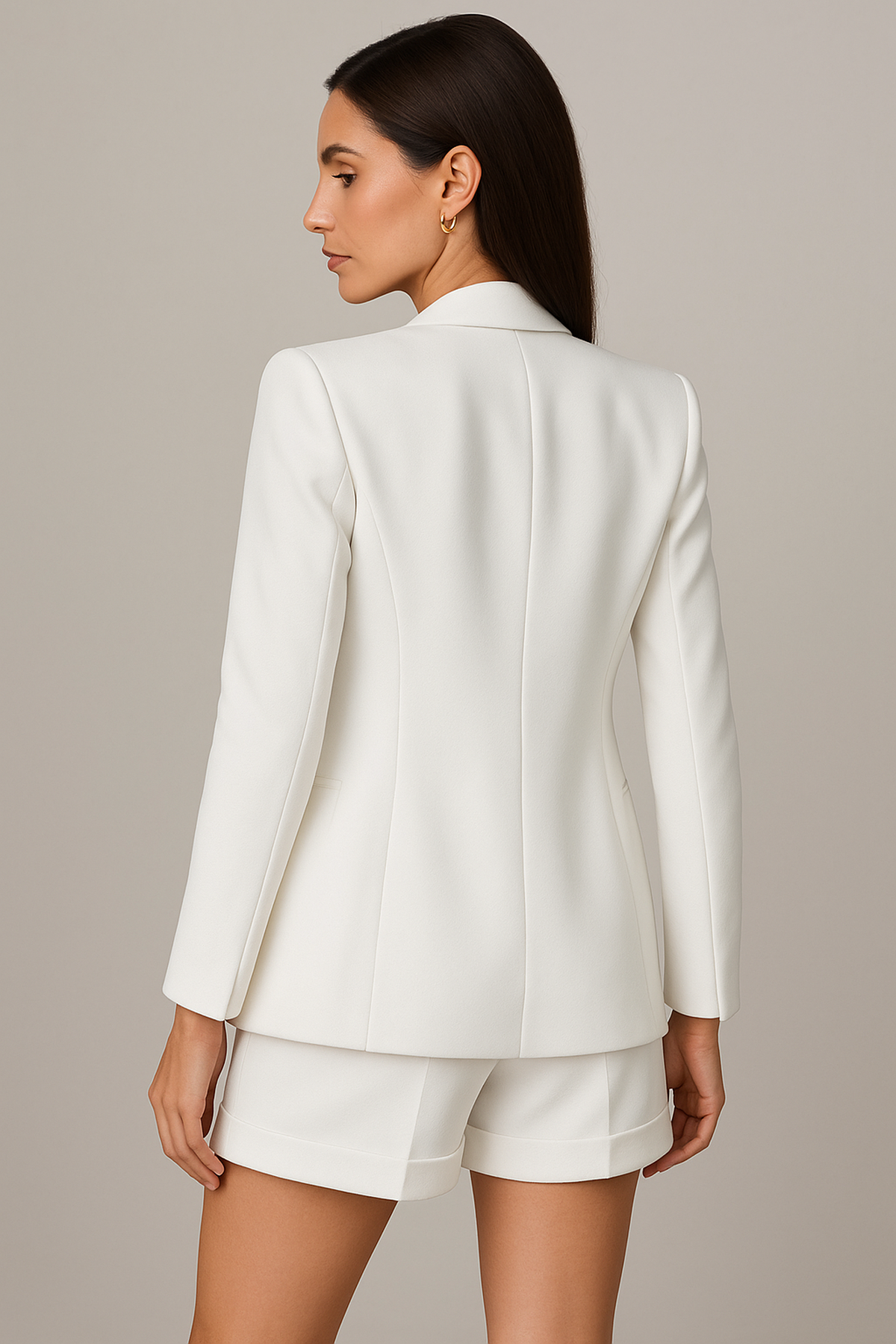 Completo Blazer Donna in poliestere, oversize — vista 6