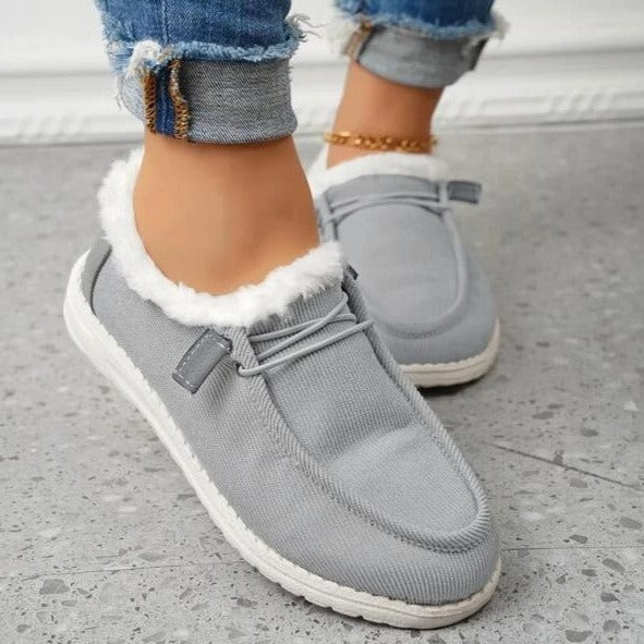Maren Stivali Slip-On Donna – Doublure Peluche, Antidérapantes & Leggeri d’Inverno
