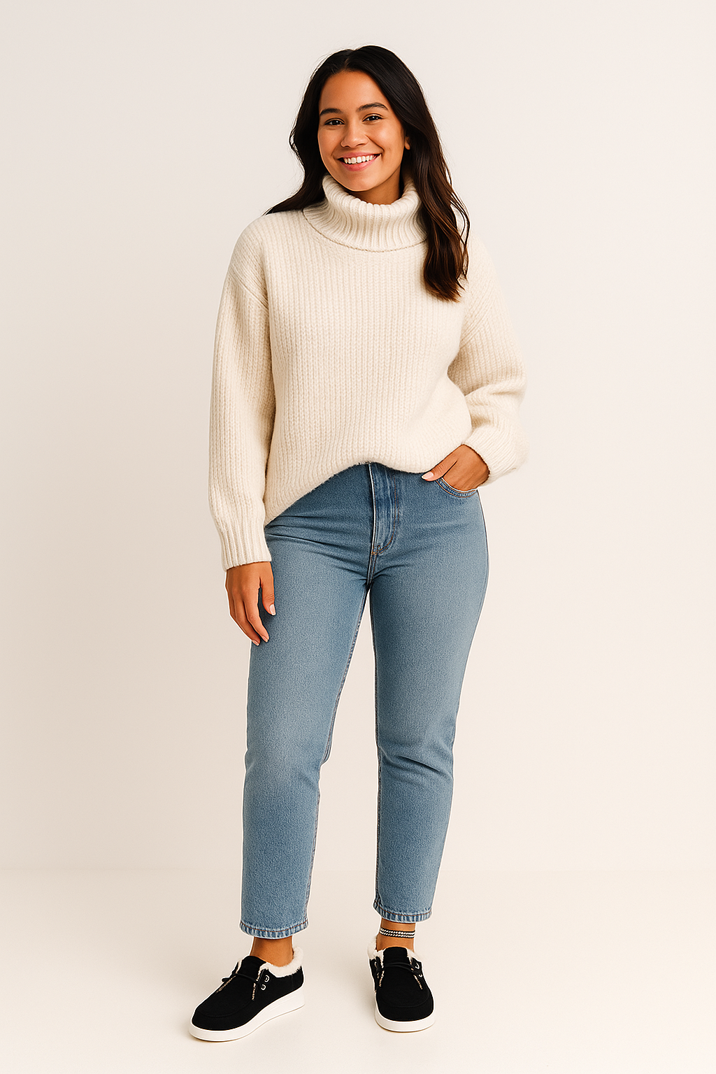 Maren Stivali Slip-On Donna – Doublure Peluche, Antidérapantes & Leggeri d’Inverno
