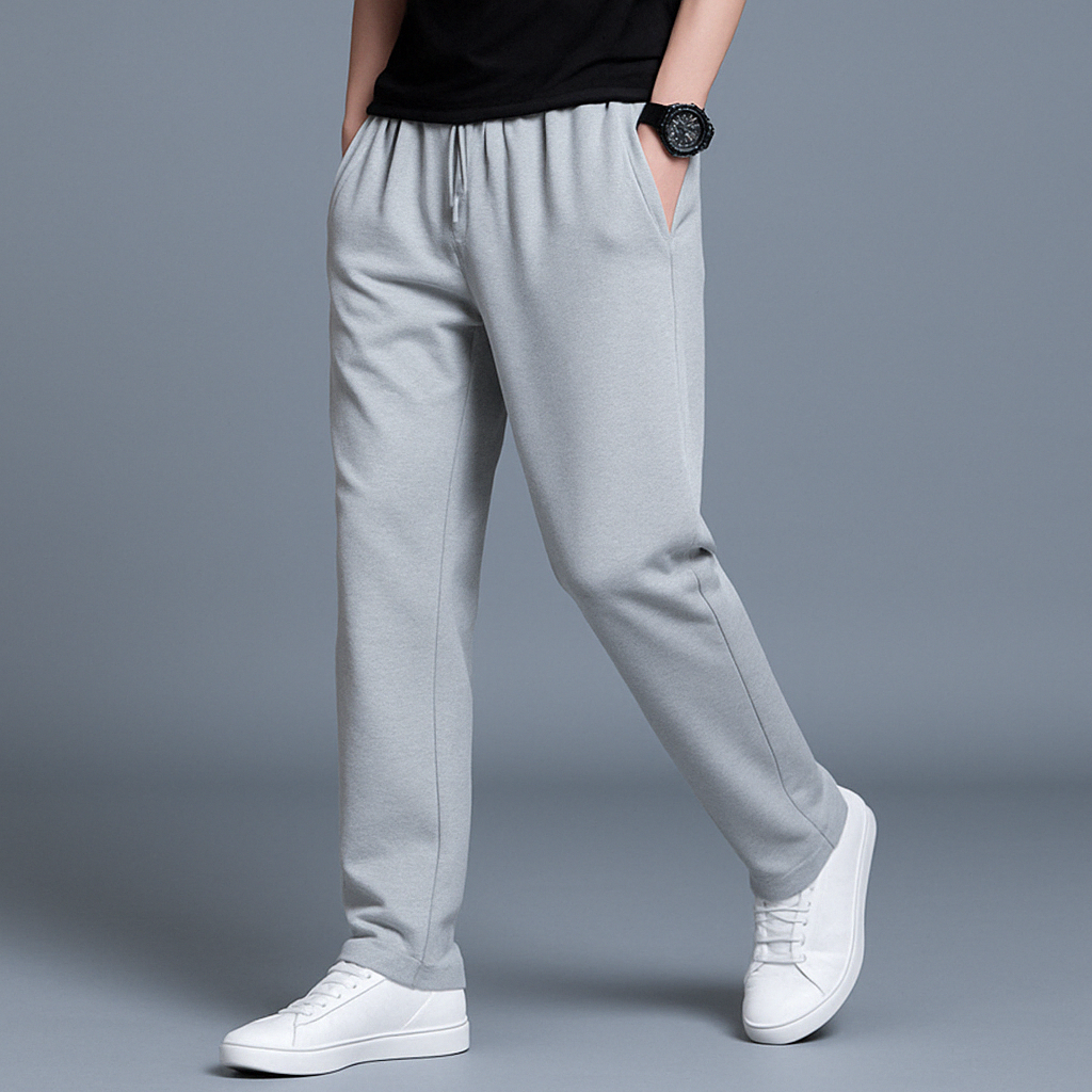 Larry Jogging Uomo – Cotone Premium con Taille Regolabile, Linea Moderne & Comfort Respirant