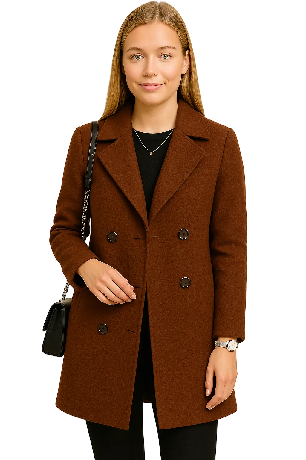 Lucia Donatelli Cappotto d’Inverno in Lana per Donna – Linea Elegante & Finition Luxueuse