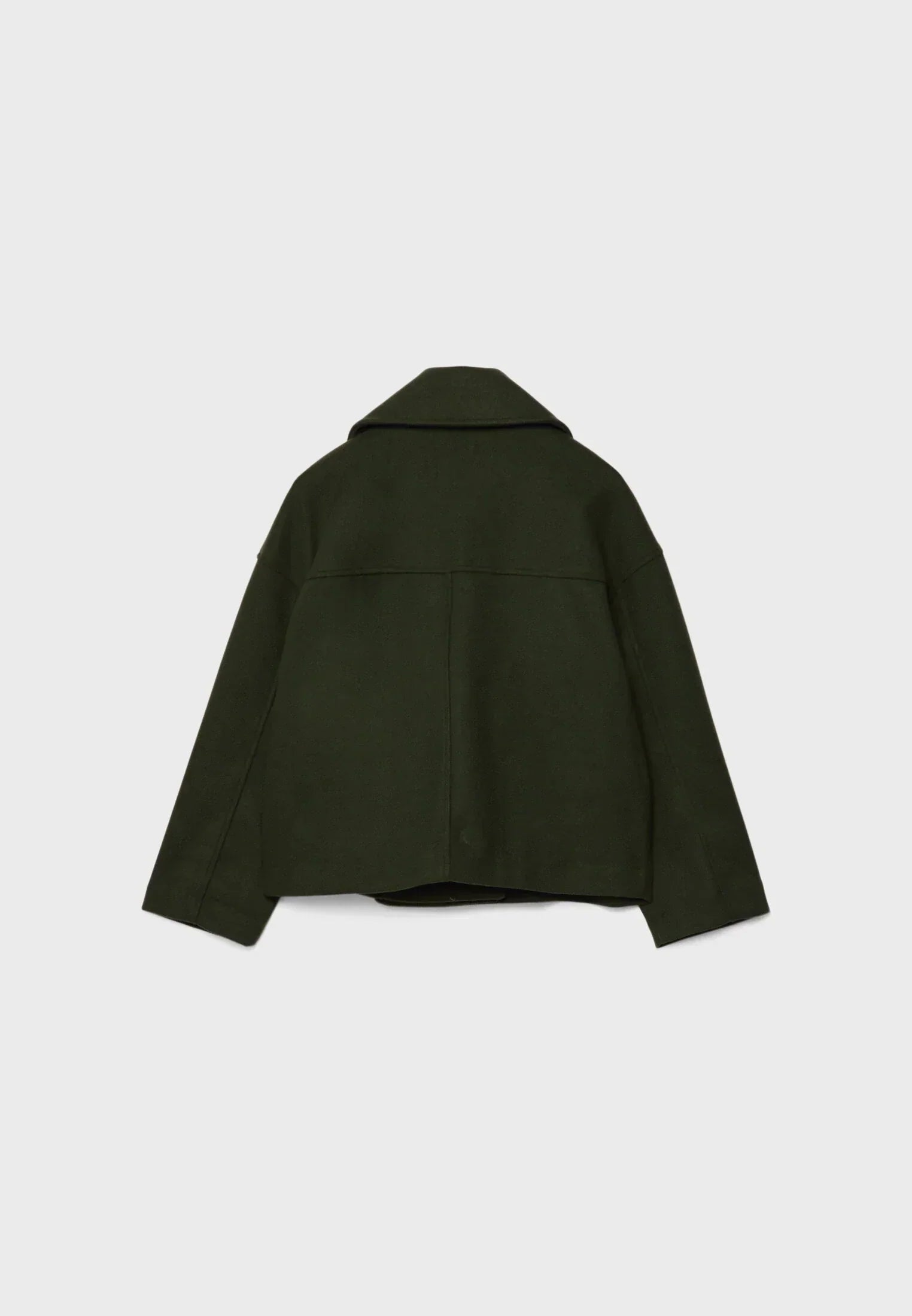 Olivia Donna Cappotto – Chic Cappotto Court Croisé a Boutons Eleganti & Style Moderne