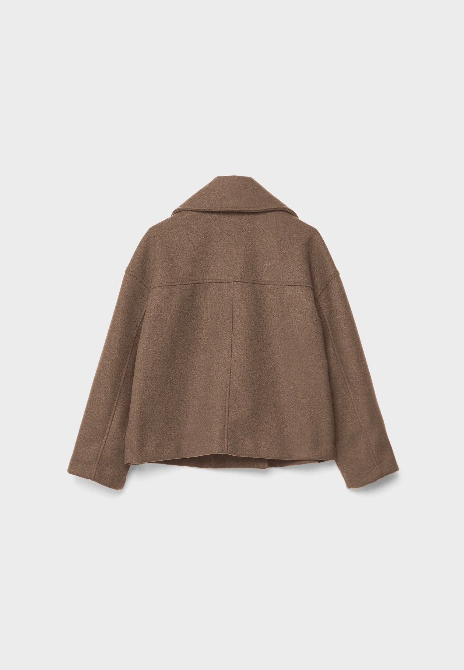 Olivia Donna Cappotto – Chic Cappotto Court Croisé a Boutons Eleganti & Style Moderne