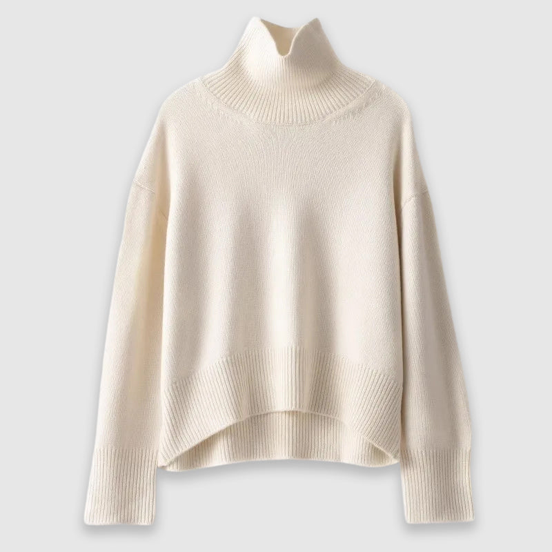 Laurice Maglione Donna Dolcevita – Maglione Morbido in Maglia Chaude per Automne & Inverno