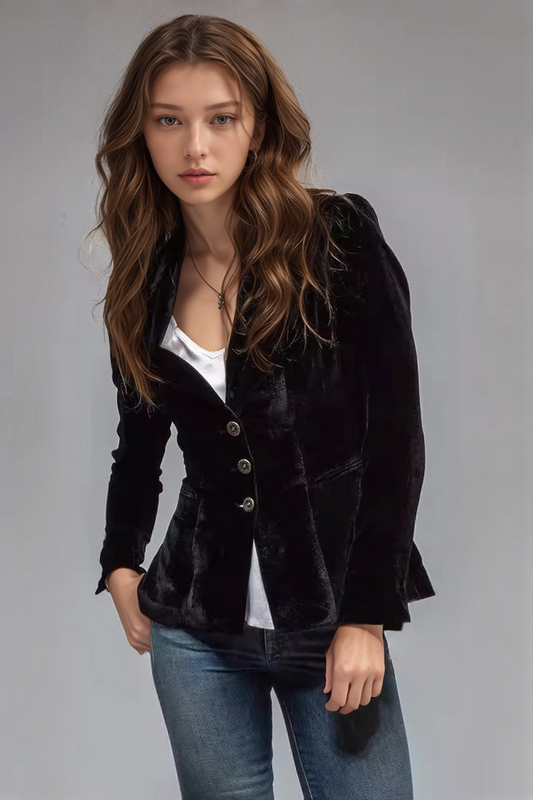 Dettaglio stile retrò — blazer donna