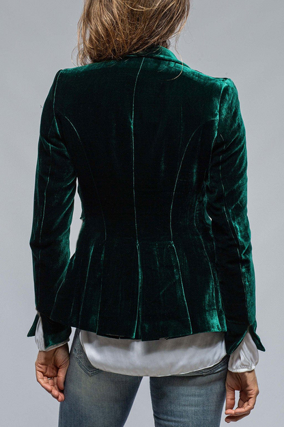 Blazer Donna in poliestere, stile retrò — vista 9