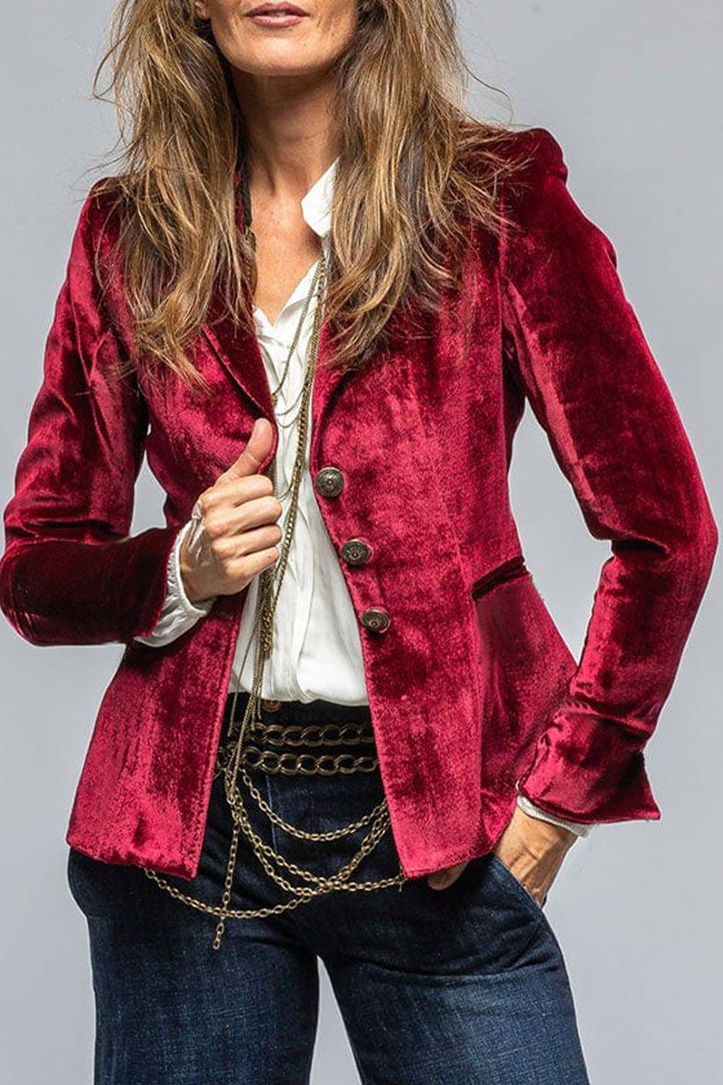 Blazer Donna in poliestere, stile retrò — vista 10