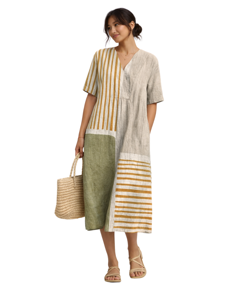 Odette Abito Donna Cotone – Linea Fluida Elegante & Tissu Leggero Respirant