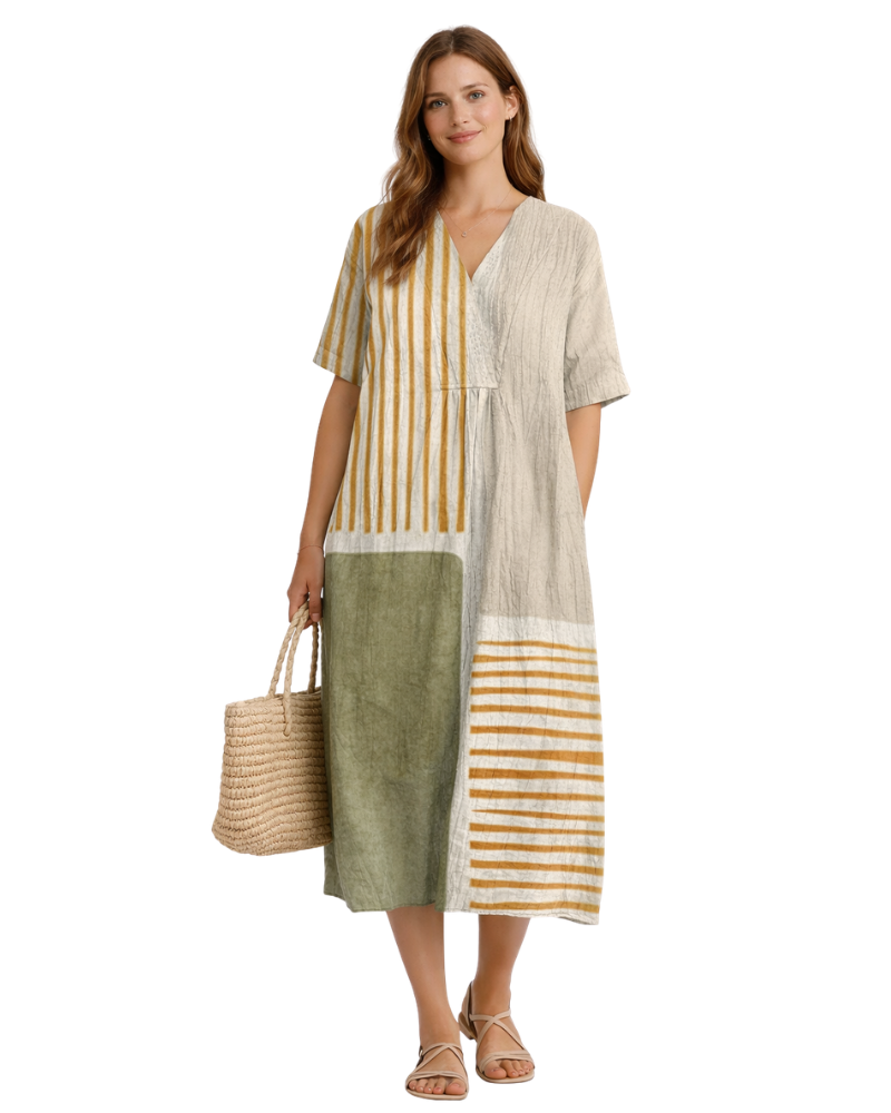 Odette Abito Donna Cotone – Linea Fluida Elegante & Tissu Leggero Respirant
