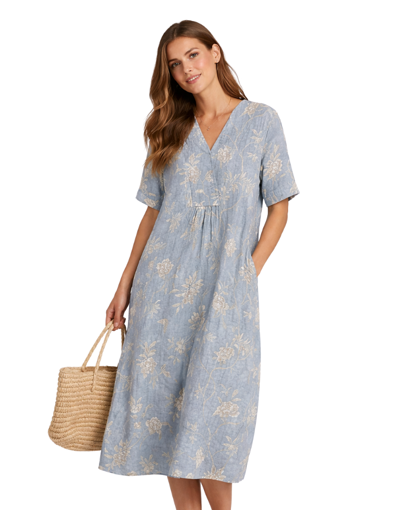 Sierra Abito Donna Cotone – Linea Fluida Elegante & Tissu Leggero Respirant