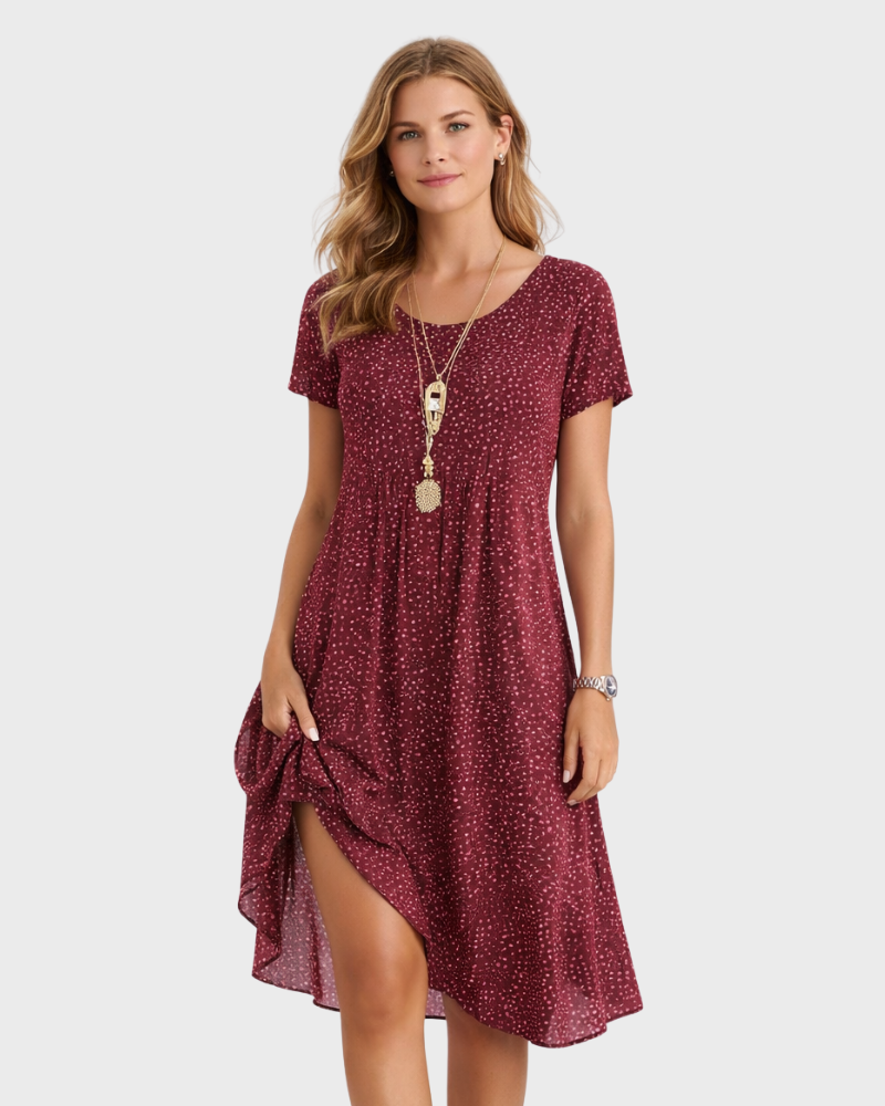 Lucy Abito Donna – Style Bohémien Chic, Linea Fluida & Tissu Leggero Estival