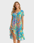 Lucy Abito Donna – Style Bohémien Chic, Linea Fluida & Tissu Leggero Estival