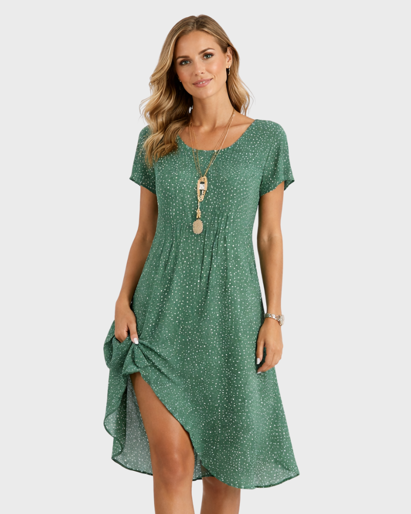 Lucy Abito Donna – Style Bohémien Chic, Linea Fluida & Tissu Leggero Estival