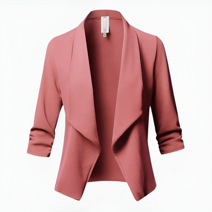 Blazer Donna in tessuto caldo, maniche lunghe