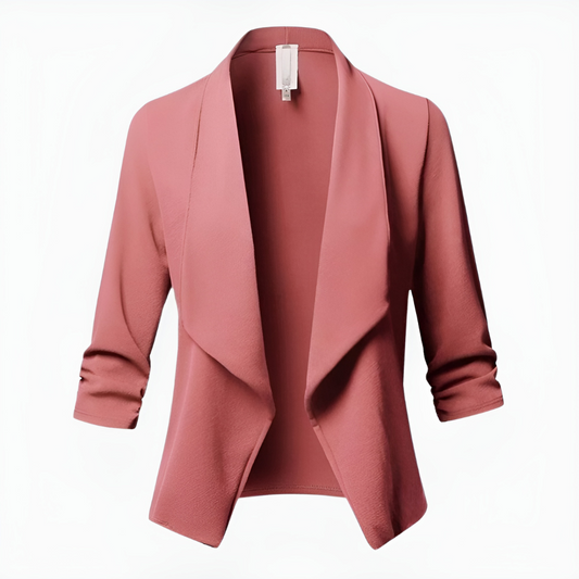 Blazer Donna in tessuto caldo, maniche lunghe