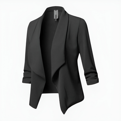 Blazer Donna in tessuto caldo, maniche lunghe — vista 5