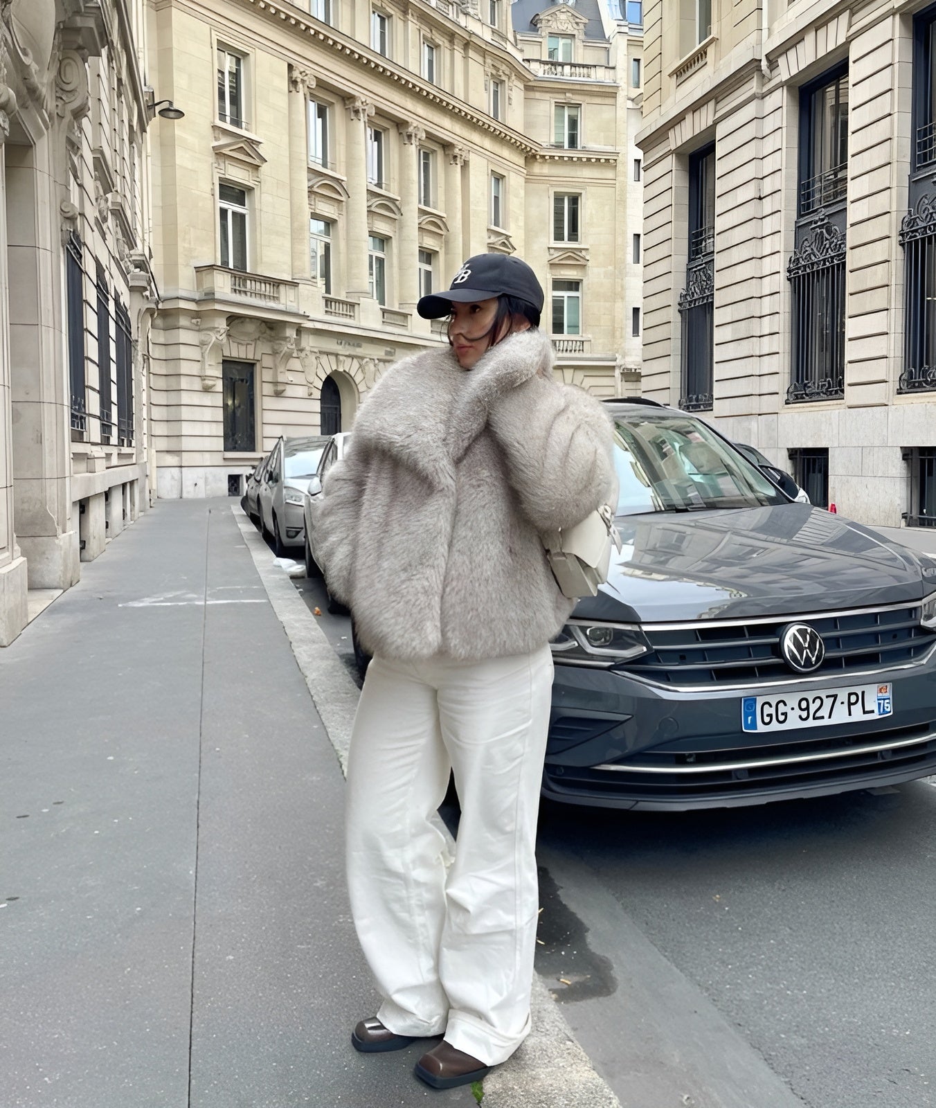 Julien Cappotto Faux-Fur Donna – Giacca Inverno Morbida & Chaude con Linea Casual Elegante