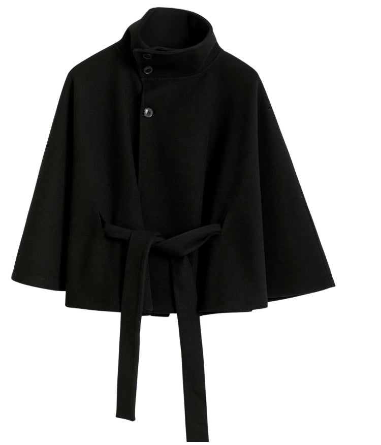 Ivanna Cappotto Lana Donna – Col Top Elegante con Ceinture Amovible & Linea Casual