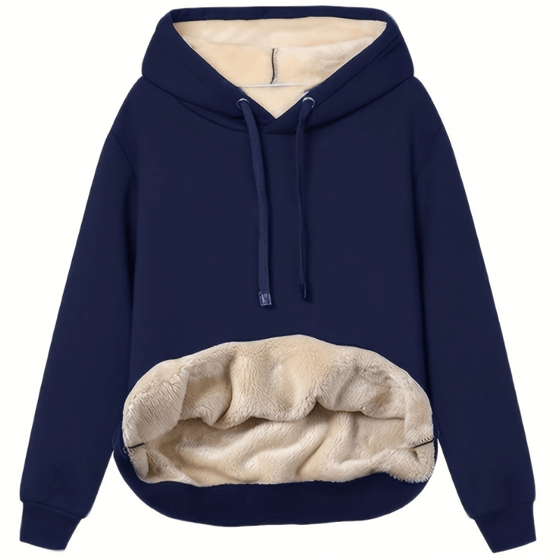 Kaylani Hoodie Donna – Felpa con Cappuccio d’Inverno Caldo in Polaire Morbida e Confortevole