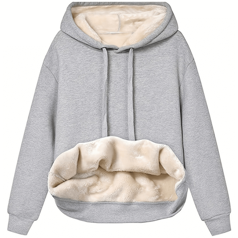Kaylani Hoodie Donna – Felpa con Cappuccio d’Inverno Caldo in Polaire Morbida e Confortevole