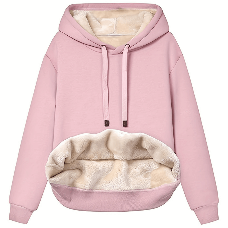 Kaylani Hoodie Donna – Felpa con Cappuccio d’Inverno Caldo in Polaire Morbida e Confortevole
