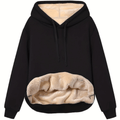 Kaylani Hoodie Donna – Felpa con Cappuccio d’Inverno Caldo in Polaire Morbida e Confortevole