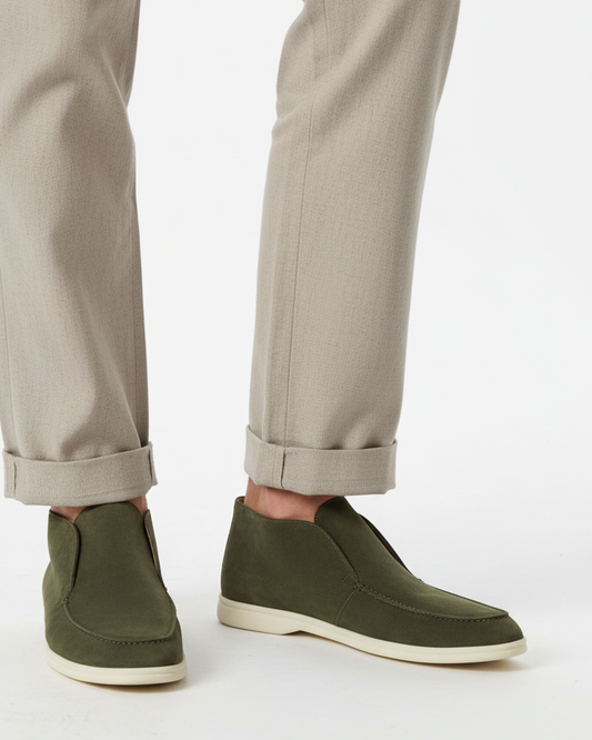 Dettaglio casual eleganti — mocassini uomo