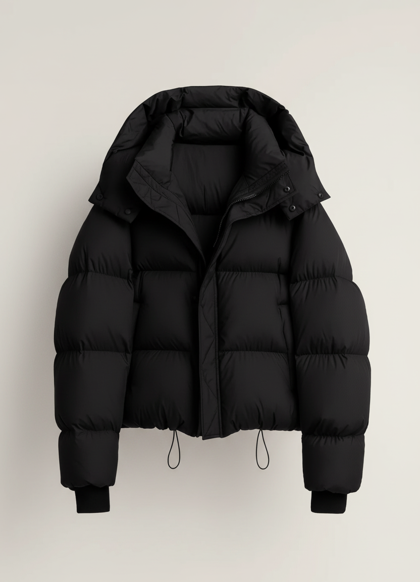 Milagros Giacca Courte d’Inverno Donna – Cappotto Matelassé con Col Volumineux e Linea Moderne