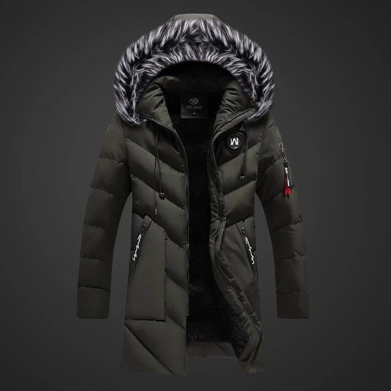 Ryan Cappotto Uomo d’Inverno – Isolation Chaude, Tissu Déperlant & Capuche Regolabile