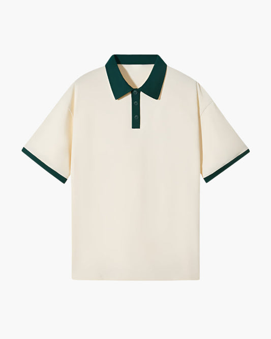 Polo Uomo in misto cotone, manica lunga
